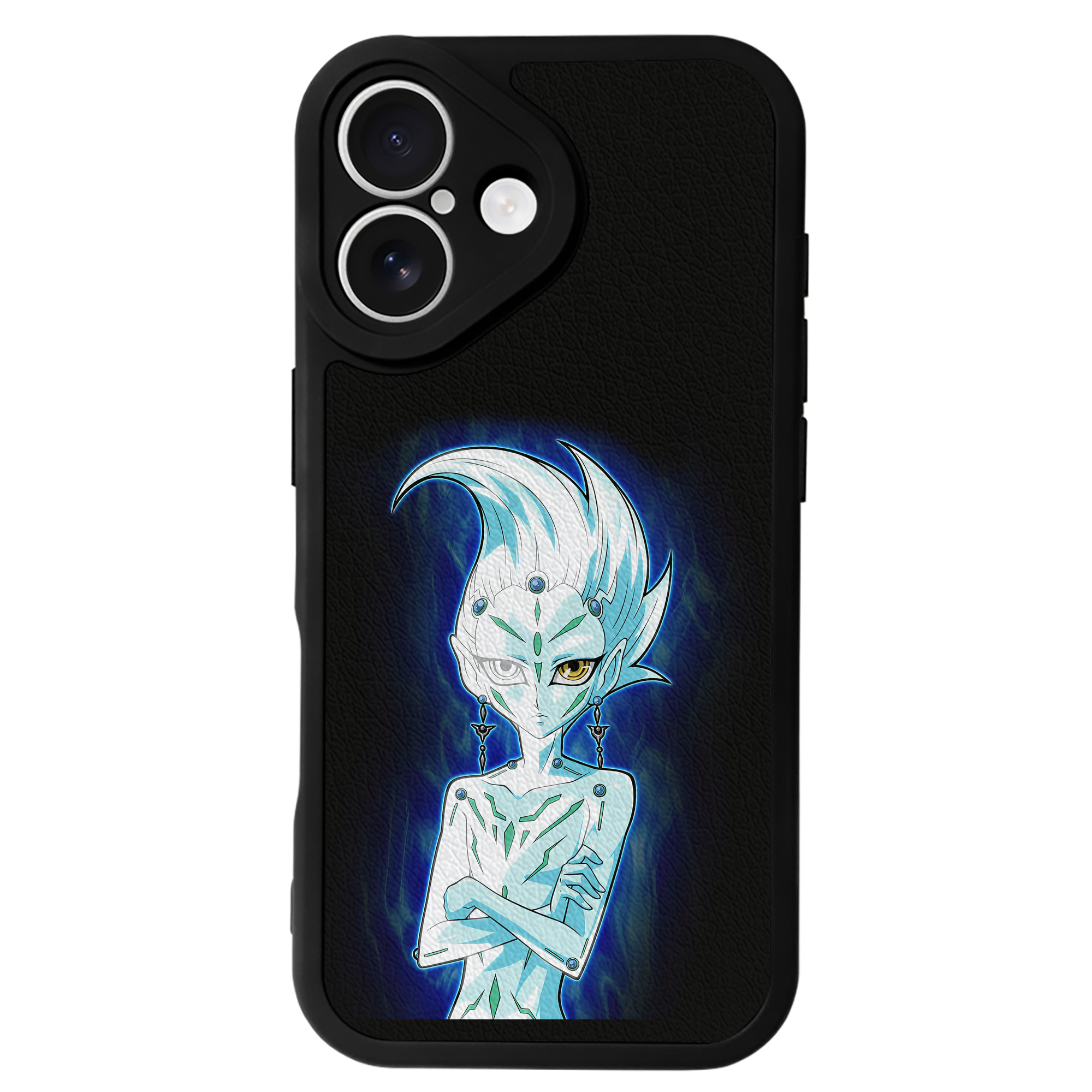 （画像用） 遊☆戯☆王 Yu-Gi-Oh! 【iPhone 16シリーズ対応】シリコンスマホケース（レザー調） 材質：シリコン
